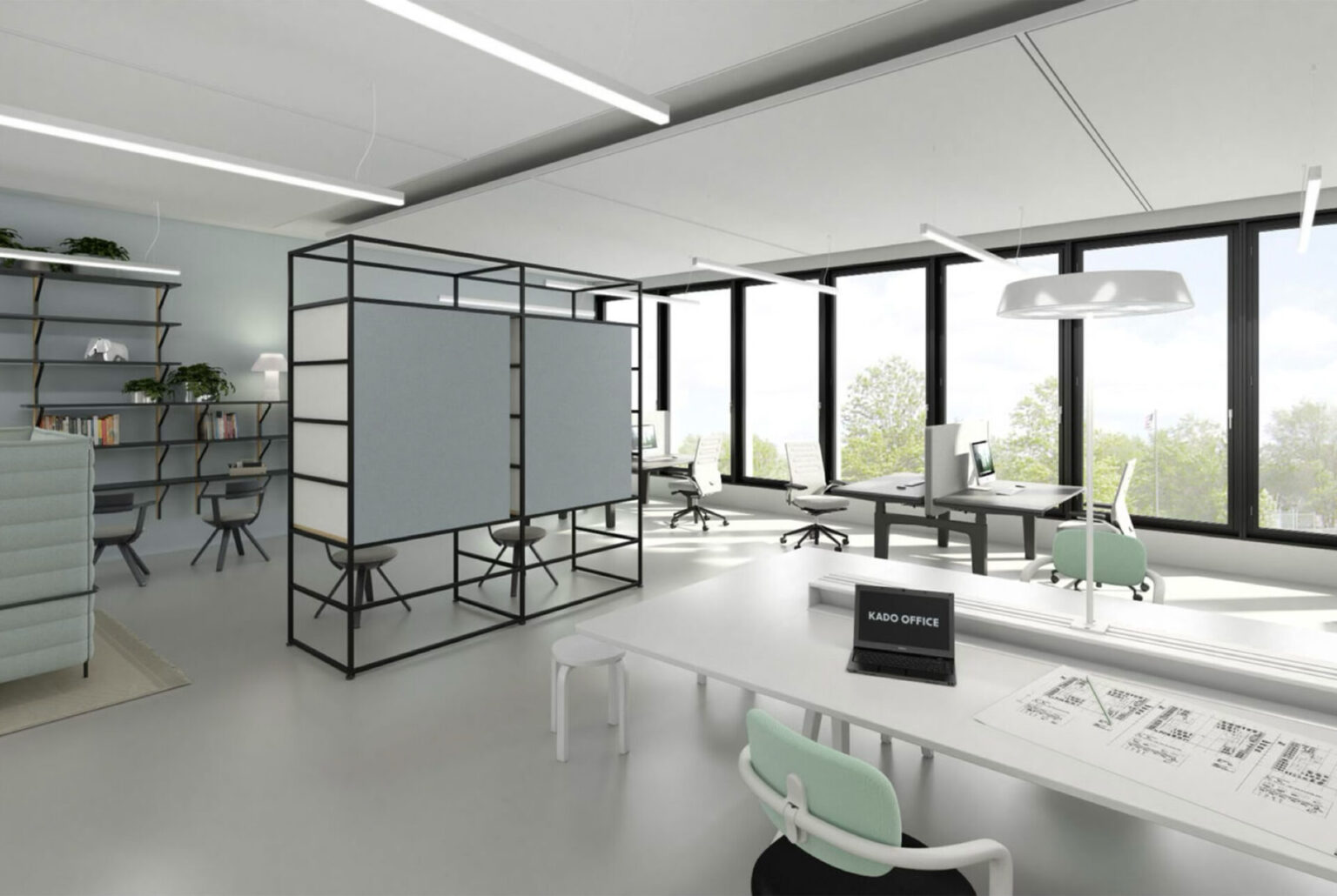 Vitra Consulting & Planning Studio, Foto: Rendering